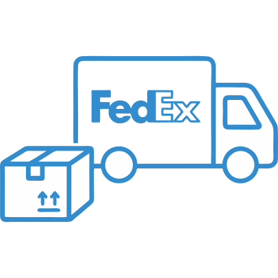 Parceria com a FedEX Para entregas no EXTERIOR